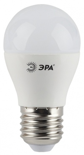 Лампа светодиодная ЭРА LED smd Р45-7w-840-E27 (яркий белый свет)