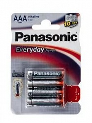 Батарейка Panasonic Everyday LR03/4BP (AAA)