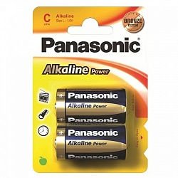 Батарейка Panasonic Alkaline LR14/2BP (С)